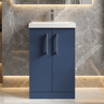 [BFLE2901A] Contemporary Floor Standing Vanity Unit with Mid-Edge Basin, Choice of Size - Silo