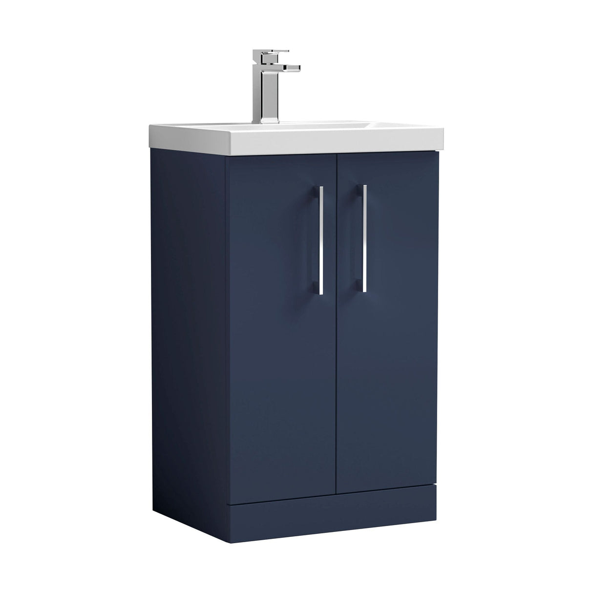 [BFLE2901D] Bramshall Contemporary 2 Soft Close Doors Floor Standing Vanity Basin Unit, Choice of Size/Basin Type/Colour - Cutout