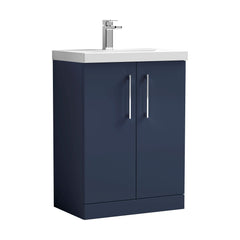 [BFLE2903D] Bramshall Contemporary 2 Soft Close Doors Floor Standing Vanity Basin Unit, Choice of Size/Basin Type/Colour - Cutout