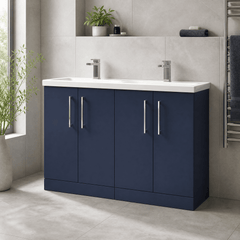 [BFLE2903F2] Bramshall Floor Standing 4 Door Vanity Basin Unit - Choice of Colour and Basin Type - Lifestyle 2