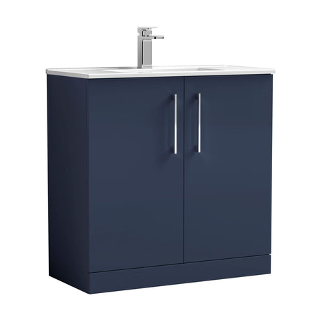 [BFLE2905B] Bramshall Contemporary 2 Soft Close Doors Floor Standing Vanity Basin Unit, Choice of Size/Basin Type/Colour - Cutout