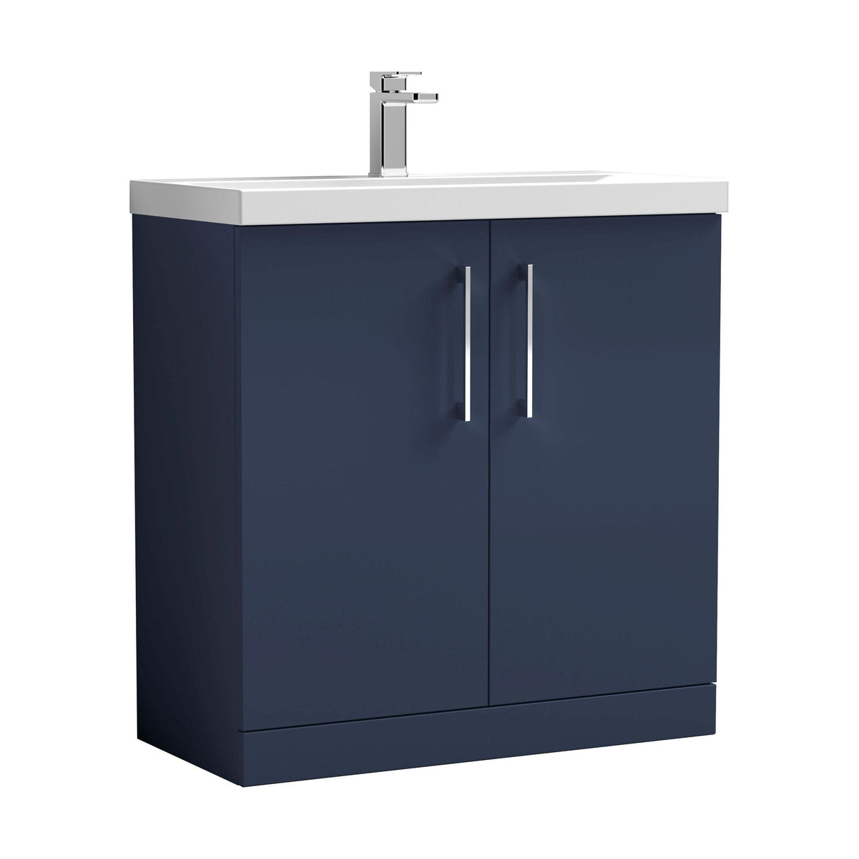 [BFLE2905D] Bramshall Contemporary 2 Soft Close Doors Floor Standing Vanity Basin Unit, Choice of Size/Basin Type/Colour - Cutout