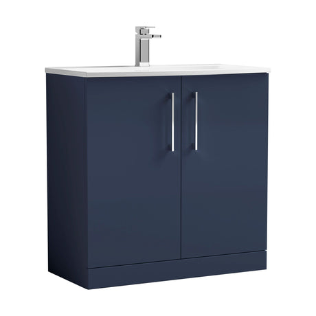 [BFLE2905G] Bramshall Contemporary 2 Soft Close Doors Floor Standing Vanity Basin Unit, Choice of Size/Basin Type/Colour - Cutout