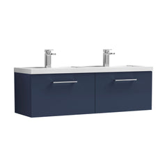 [BFLE2922C2] Bramshall Wall Hung 2 Drawer Vanity Basin Unit - 1200mm - Choice of Colour and Basin Type - Cutout