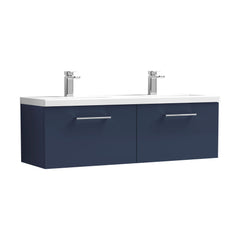 [BFLE2922F2] Bramshall Wall Hung 2 Drawer Vanity Basin Unit - 1200mm - Choice of Colour and Basin Type - Cutout