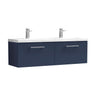 [BFLE2922F2] Bramshall Wall Hung 2 Drawer Vanity Basin Unit - 1200mm - Choice of Colour and Basin Type - Cutout