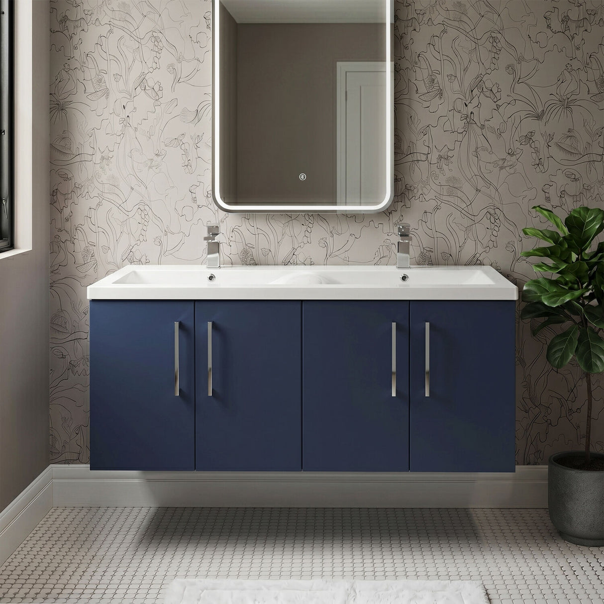 [BFLE2923F2] Bramshall 4 Door Vanity Basin Unit - 1200mm - Choice of Basin and Colour - Silo