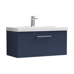 [BFLE2925D] Bramshall Contemporary 1 Soft Close Drawer Wall Hung Vanity Unit, Choice of Size/Basin Type/Colour - Cutout