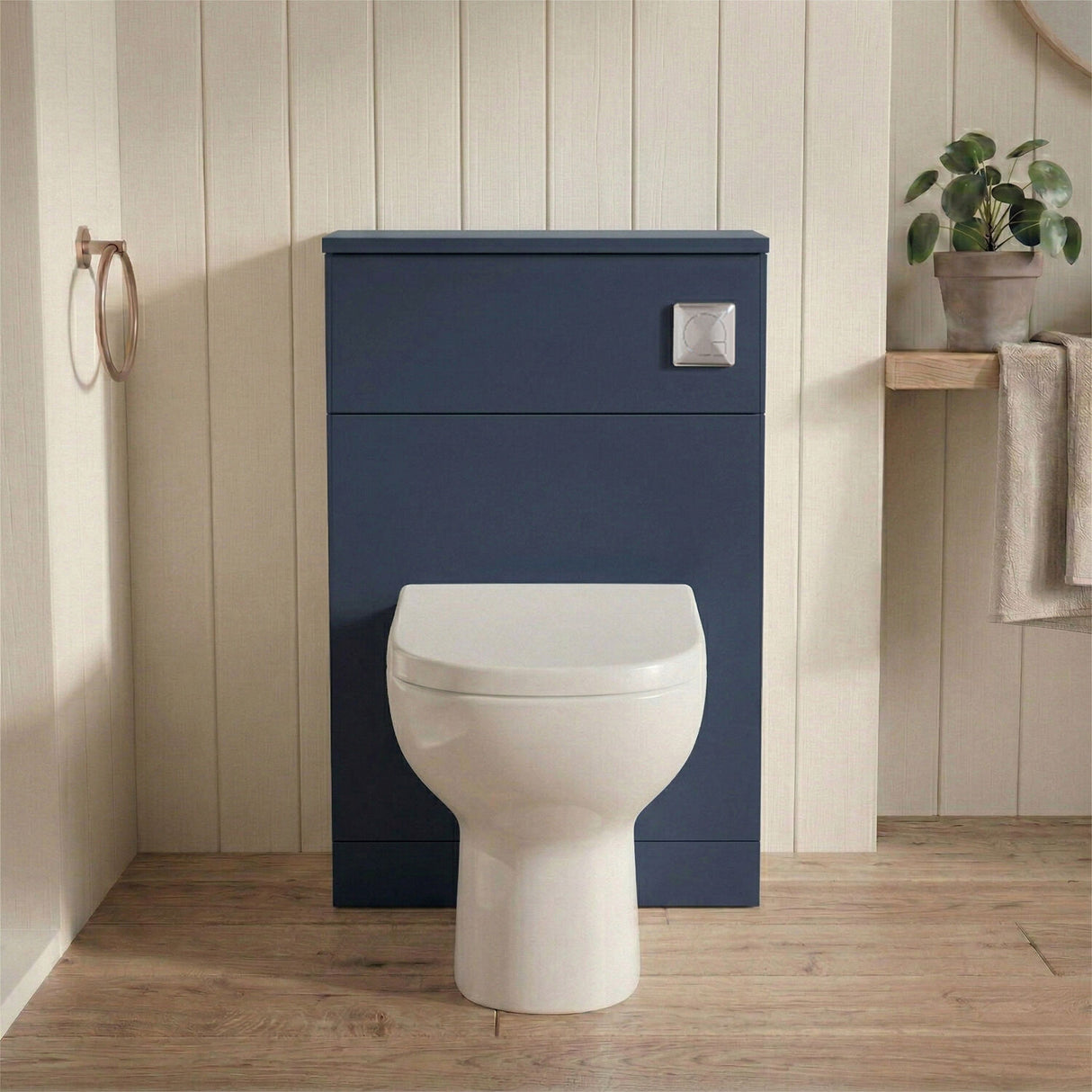 [BFLE2941] Bramshall 500mm Floor-Standing Contemporary Compact WC Toilet Unit - Silo