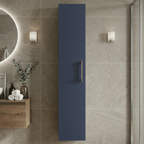 [BFLE2961H017] Bramshall 300mm Wall Hung 1 Door Tall Unit – Choice of Colour and Handle Finish - Silo