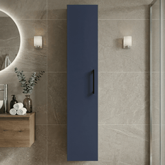 [BFLE2961H018] Bramshall 300mm Wall Hung 1 Door Tall Unit – Choice of Colour and Handle Finish - Silo