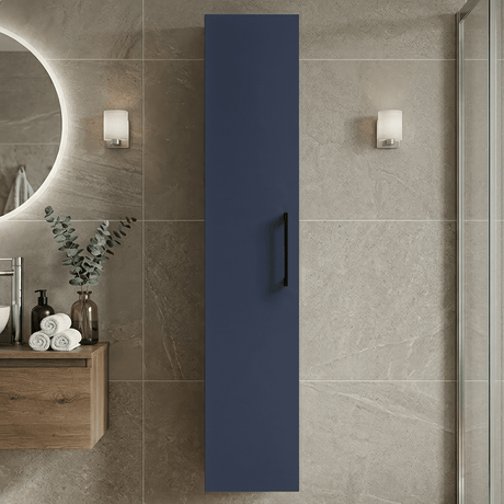 [BFLE2961H018] Bramshall 300mm Wall Hung 1 Door Tall Unit – Choice of Colour and Handle Finish - Silo