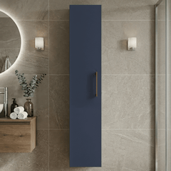 [BFLE2961H019] Bramshall 300mm Wall Hung 1 Door Tall Unit – Choice of Colour and Handle Finish - Silo