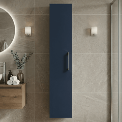 [BFLE2961] Bramshall 300mm Wall Hung 1 Door Tall Unit – Choice of Colour and Handle Finish - Silo