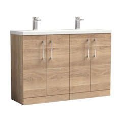 [BFLE3003F2] Bramshall Floor Standing 4 Door Vanity Basin Unit - Choice of Colour and Basin Type - Cutout