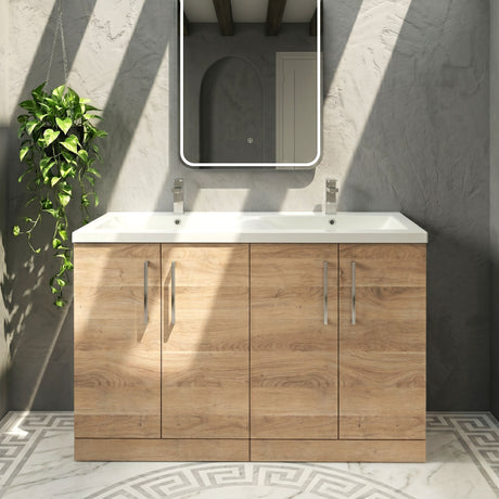 [BFLE3003F2] Bramshall Floor Standing 4 Door Vanity Basin Unit - Choice of Colour and Basin Type - Silo