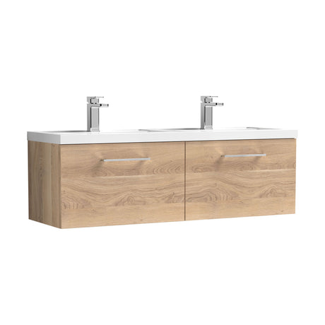 [BFLE3022C2] Bramshall Wall Hung 2 Drawer Vanity Basin Unit - 1200mm - Choice of Colour and Basin Type - Cutout