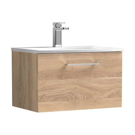 [BFLE3022G] Bramshall Contemporary 1 Soft Close Drawer Wall Hung Vanity Unit, Choice of Size/Basin Type/Colour - Cutout