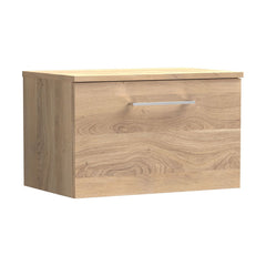 [BFLE3022W] Bramshall Contemporary 1 Soft Close Drawer Wall Hung Vanity Worktop Unit, Choice of Size/Colour - Cutout
