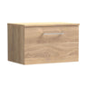 [BFLE3022W] Bramshall Contemporary 1 Soft Close Drawer Wall Hung Vanity Worktop Unit, Choice of Size/Colour - Cutout