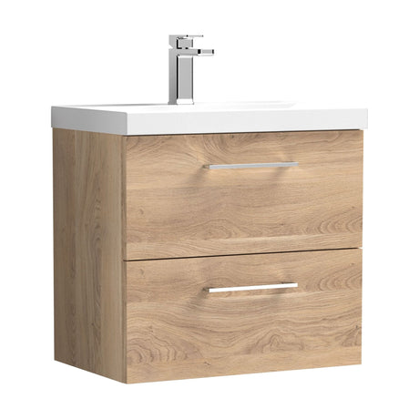 [BFLE3024D] Bramshall Contemporary 2 Soft Close Drawer Wall Hung Vanity Unit, Choice of Size/Basin Type/Colour - Cutout