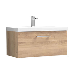 [BFLE3025D] Bramshall Contemporary 1 Soft Close Drawer Wall Hung Vanity Unit, Choice of Size/Basin Type/Colour - Cutout
