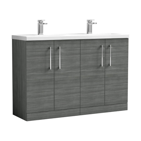 [BFLE503F2] Bramshall Floor Standing 4 Door Vanity Basin Unit - Choice of Colour and Basin Type - Cutout