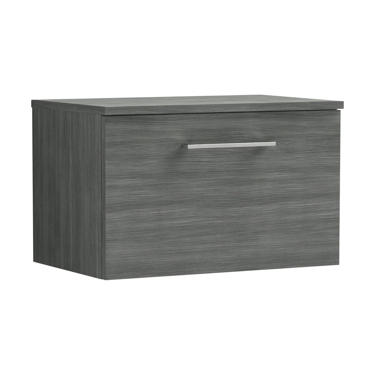 [BFLE522W] Bramshall Contemporary 1 Soft Close Drawer Wall Hung Vanity Worktop Unit, Choice of Size/Colour - Cutout