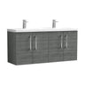 [BFLE523F2] Bramshall 4 Door Vanity Basin Unit - 1200mm - Choice of Basin and Colour - Cutout