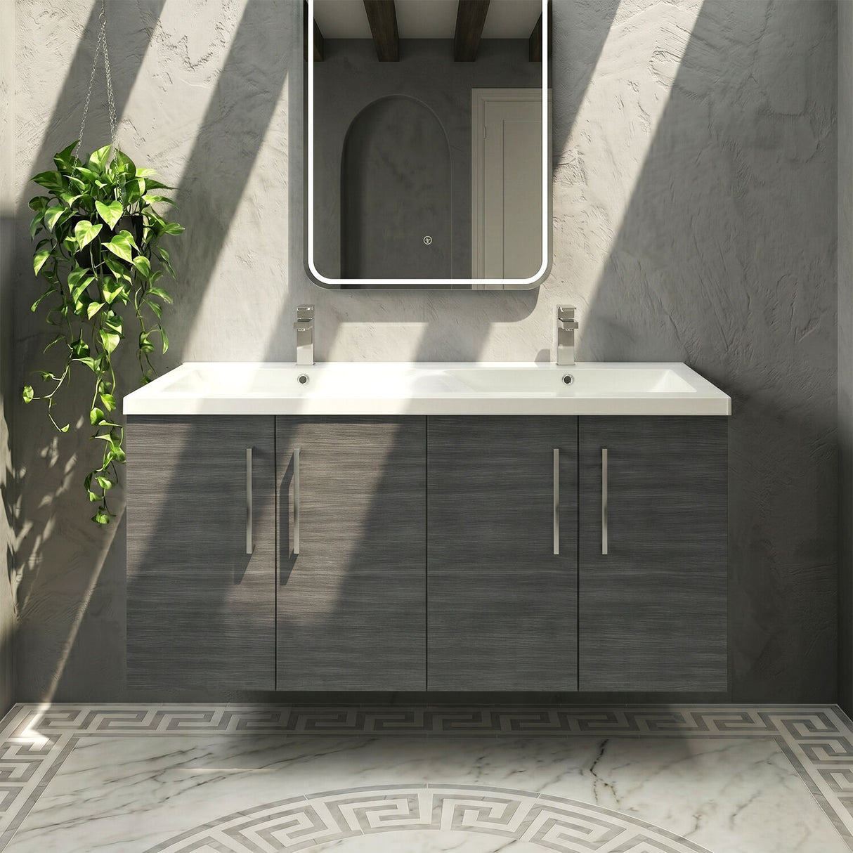 [BFLE523F2] Bramshall 4 Door Vanity Basin Unit - 1200mm - Choice of Basin and Colour - Silo