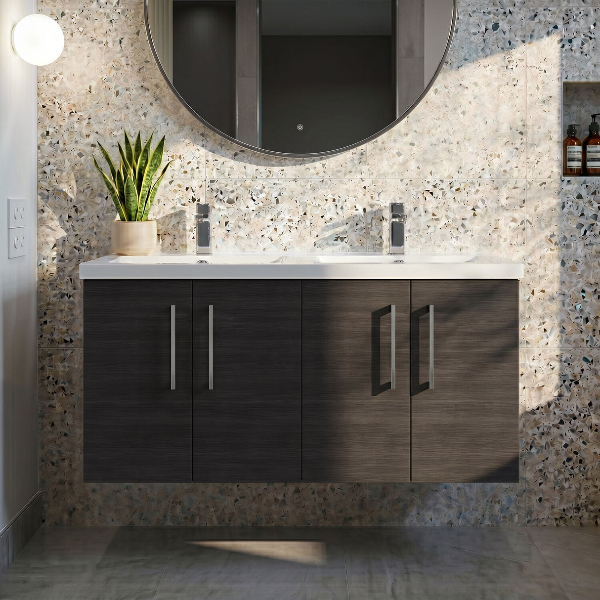 [BFLE623C2] Bramshall 4 Door Vanity Basin Unit - 1200mm - Choice of Basin and Colour - Silo