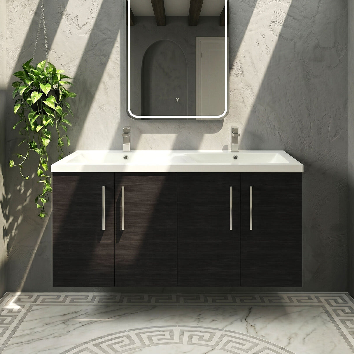 [BFLE623F2] Bramshall 4 Door Vanity Basin Unit - 1200mm - Choice of Basin and Colour - Silo