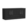 [BFLE623W2] Bramshall Contemporary 4 Door Wall Hung Vanity Unit with Worktop, 1200mm, Choice of Colour - Cutout