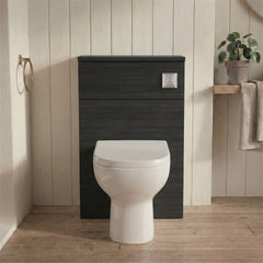 [BFLE641] Bramshall 500mm Floor-Standing Contemporary Compact WC Toilet Unit - Silo