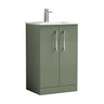 [BFLE801B] Bramshall Contemporary 2 Soft Close Doors Floor Standing Vanity Basin Unit, Choice of Size/Basin Type/Colour - Cutout