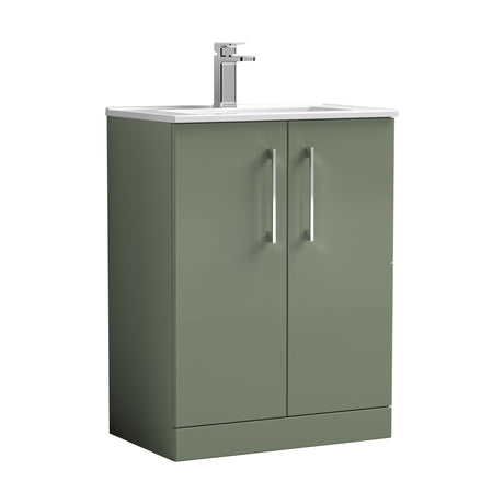 [BFLE803B] Bramshall Contemporary 2 Soft Close Doors Floor Standing Vanity Basin Unit, Choice of Size/Basin Type/Colour - Cutout