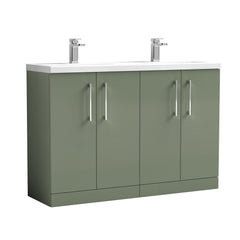 [BFLE803F2] Bramshall Floor Standing 4 Door Vanity Basin Unit - Choice of Colour and Basin Type - Cutout