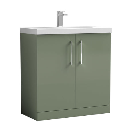 [BFLE805D] Bramshall Contemporary 2 Soft Close Doors Floor Standing Vanity Basin Unit, Choice of Size/Basin Type/Colour - Cutout