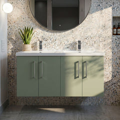 [BFLE823C2] Bramshall 4 Door Vanity Basin Unit - 1200mm - Choice of Basin and Colour - Silo