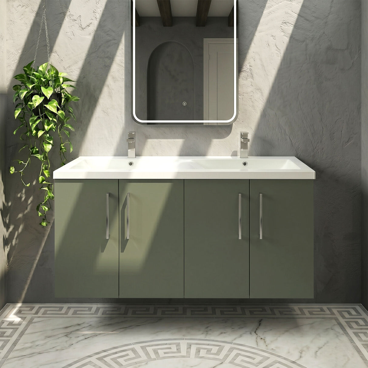 [BFLE823F2] Bramshall 4 Door Vanity Basin Unit - 1200mm - Choice of Basin and Colour - Silo