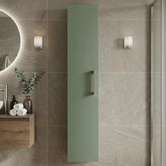 [BFLE861H017] Bramshall 300mm Wall Hung 1 Door Tall Unit – Choice of Colour and Handle Finish - Silo