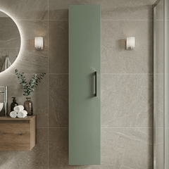 [BFLE861H018] Bramshall 300mm Wall Hung 1 Door Tall Unit – Choice of Colour and Handle Finish - Silo