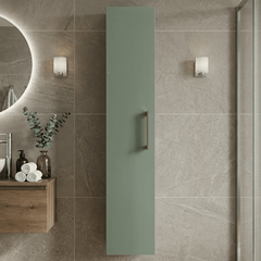 [BFLE861H019] Bramshall 300mm Wall Hung 1 Door Tall Unit – Choice of Colour and Handle Finish - Silo