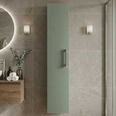 [BFLE861H1516] Bramshall 300mm Wall Hung 1 Door Tall Unit – Choice of Colour and Handle Finish - Silo