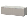 [BFLF3222LSWG2] Callingwood Contemporary Wall Hung 2 Drawer 1200mm Vanity Unit with White Sparkle Laminate Worktop, Choice of Colour - Cutout