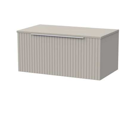 [BFLF3225W] Callingwood Contemporary Wall Hung 1 Drawer Vanity Unit with Laminate Worktop, Choice of Size and Colour - Cutout