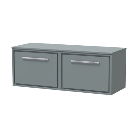 [BFLL2322W2] Longnor 1 Drawer Wall Hung Vanity Unit with Worktop, Choice of Size and Colour - Cutout