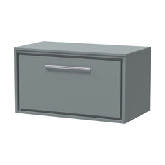 [BFLL2325W] Longnor 1 Drawer Wall Hung Vanity Unit with Worktop, Choice of Size and Colour - Cutout