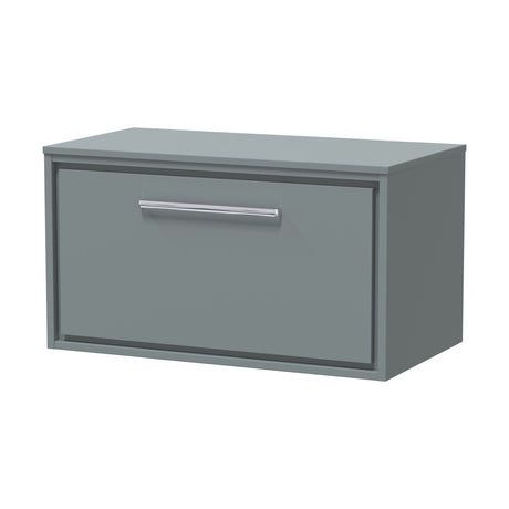 [BFLL2325W] Longnor 1 Drawer Wall Hung Vanity Unit with Worktop, Choice of Size and Colour - Cutout