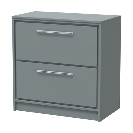 [BFLL2335W] Balterley 800mm Framed Design Floor Standing 2 Drawer Vanity with Worktop - Coastal Grey - Cutout